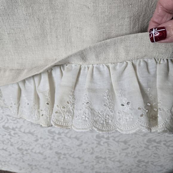 Vintage Cream Midi Skirt - Picture 4 of 13